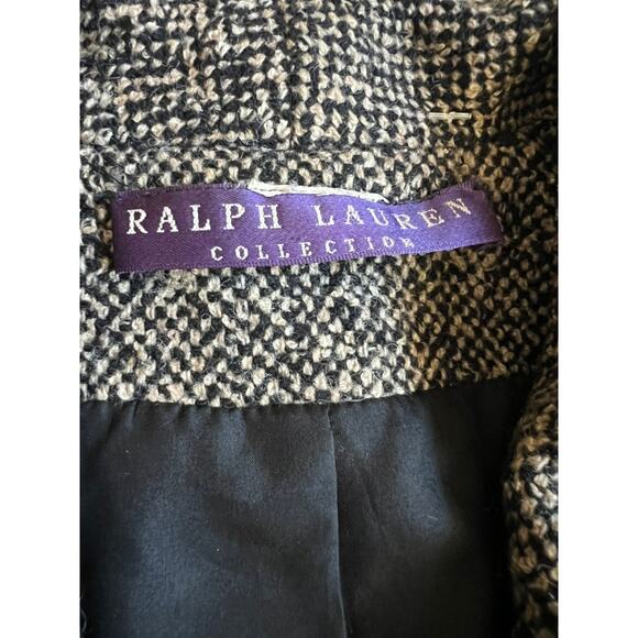 Ralph Lauren Purple Label Collection Tweed Wool Blazer XS/2 Fitted Jacket - Picture 12 of 12